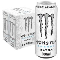 Energético ultra white MONSTER pack 4x50 cl