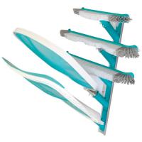 Colgador métalico para material de limpieza de piscina GRE, 12x105x60 cm