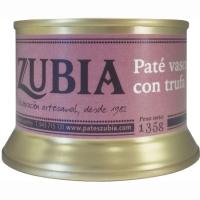 Paté vasco con trufa ZUBIA, lata 135 g