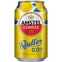 AMSTEL Radler 0,0 garagardoa, lata 33 cl
