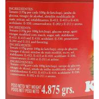 Ketchup SERVIHOSTEL, garrafa 4875 g