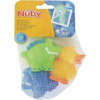 Juguete para baño: Pato, Elefante, Cocodrilo, +4 meses NUBY, bolsa 3 uds