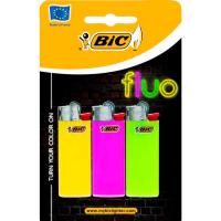 Encendedor Bic fluo  BIC, pack 3uds