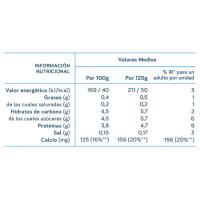 Leche fermentada desn. natural 0% DANONE VITALINEA, pack 4x120 g