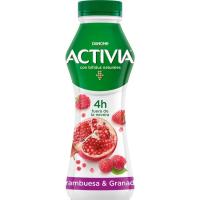Bifidus Activia líquido granada-frambuesa DANONE, botella 280 g