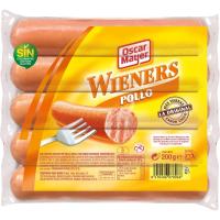 Salchichas de pollo OSCAR MAYER TODO AVE, sobre 200 g
