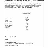 Salchichas de pollo OSCAR MAYER TODO AVE, sobre 200 g