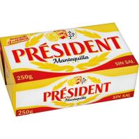 Mantequilla PRESIDENT, pastilla 250 g