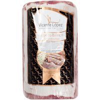 V. LÓPEZ buru iberikoa pistatxoekin, moztuta, gutxieneko erosketa 100 g