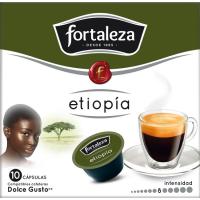 Café Etiopía compatible Dolce Gusto FORTALEZA, caja 10 uds Café Etiopía compatible Dolce Gusto FORTALEZA, caja 10 uds