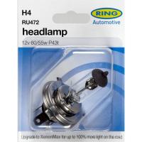 Lámpara halógena auto h-4 12v 60/55w RING, 1ud.