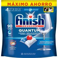 Lavavajillas FINISH QUANTUM, bolsa 90 dosis