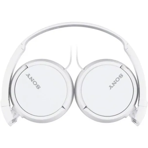Auriculares de diadema blancos con micrófono, MDR-ZX110APW SONY