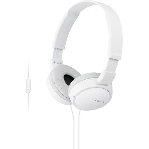 Auriculares de diadema blancos con micrófono, MDR-ZX110APW SONY Auriculares de diadema blancos con micrófono, MDR-ZX110APW SONY