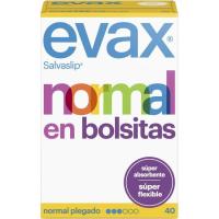 Protegeslip normal plegado EVAX FRESH, caja 40 uds