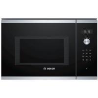 Microondas integrable con grill, cristal negro, BEL554MS0 BOSCH