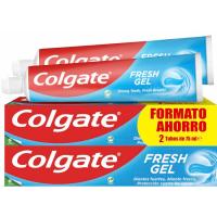 COLGATE hortzetako gel pasta urdina, sorta 2x75 ml