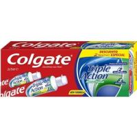COLGATE TRIPLE ACTION hortzetako pasta, sorta 2x75 ml