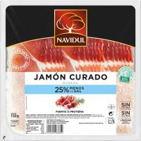 Jamón curado menos sal NAVIDUL, sobre 150 g Jamón curado menos sal NAVIDUL, sobre 150 g