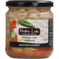 Alubia blanca con verduras PEDRO LUIS, frasco 345 g