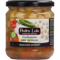 Garbanzo con verduras PEDRO LUIS, frasco 345 g