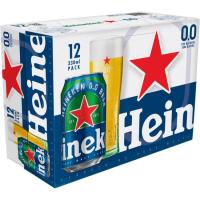Cerveza 0.0% HEINEKEN, pack lata 12x33 cl