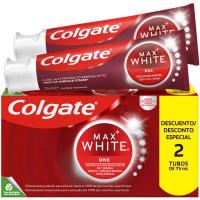 Dentífrico COLGATE MAX WHITE ONE, pack 2x75 ml