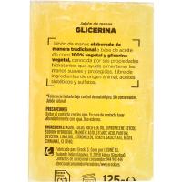 Jabón de manos con glicerina belle, pastilla 125 g