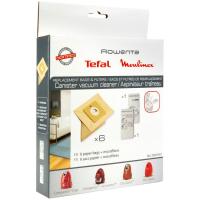 Bolsa de aspiración ZR0039 Compacteo ROWENTA, pack 6 uds