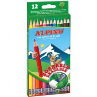 ESTUCHE 12 LAPICES COLOR BORRABLES, ALPINO