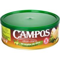 Atún claro en aceite de oliva CAMPOS, latón 650 g