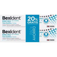 Pasta dentífrica encías uso diario BEXIDENT, pack 2x125 ml