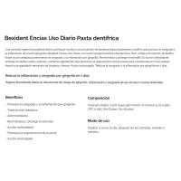 Pasta dentífrica encías uso diario BEXIDENT, pack 2x125 ml