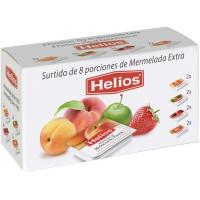 Mermelada surtidas en porciones HELIOS, pack 8x25 g