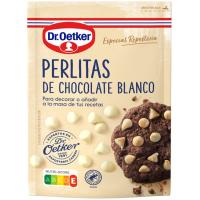 Perlitas de chocolate blanco DR. OETKER, bolsa 100 g