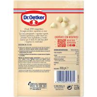 Perlitas de chocolate blanco DR. OETKER, bolsa 100 g