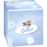 Pañuelo facial cotton FOXY, caja 60 uds