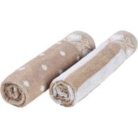 Paños de cocina rizo, 100% algodón, C272 EROSKI, 50x50cm 2 uds