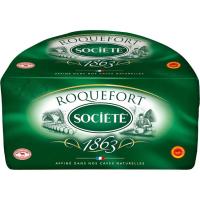 SOCIETE Roquefort gazta, moztuta, gutxieneko erosketa 100 g