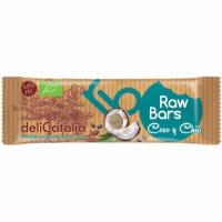 Barrita raw de coco-chía DELICATALIA, 1 ud., 30 g