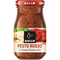 Salsa pesto rosso GALLO, frasco 190 g Salsa pesto rosso GALLO, frasco 190 g