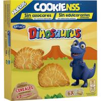 Galleta Dinos Cookiens sin azúcar ARTIACH, caja 185 g
