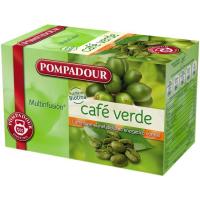 Infusión de café verde POMPADOUR, caja 20 sobres