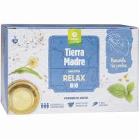 Infusión relax bio INTERMÓN OXFAM, caja 20 sobres