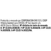 Huevo suelo L EROSKI, cartón 6 uds.