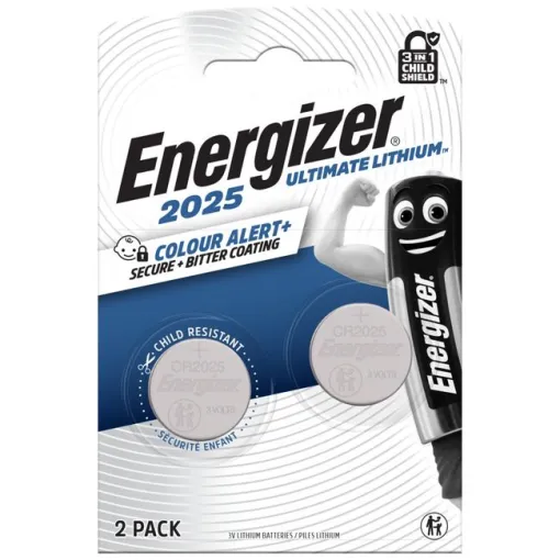 Pila especial botón performance 2025 ENERGIZER, pack 2 uds Pila especial botón performance 2025 ENERGIZER, pack 2 uds
