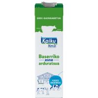 Leche semidesnatada KAIKU, brik 1 litro