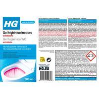 Limpiador super intenso inodoro HG, botella 500 ml
