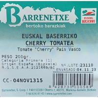 Tomate Cherry EUSKAL BASERRI, bandeja 200 g