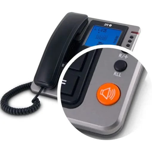 Teléfono sobremesa negro Office Pro 3604N SPC